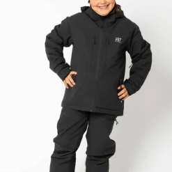 2117 of Sweden Juniors' Light Padded Ski Jacket Lauker Black