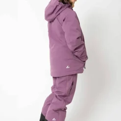2117 of Sweden Juniors' Light Padded Ski Jacket Lauker Grape