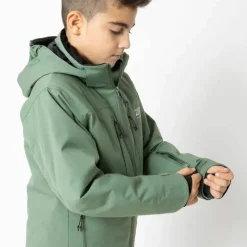 2117 of Sweden Juniors' Light Padded Ski Jacket Lauker Pine