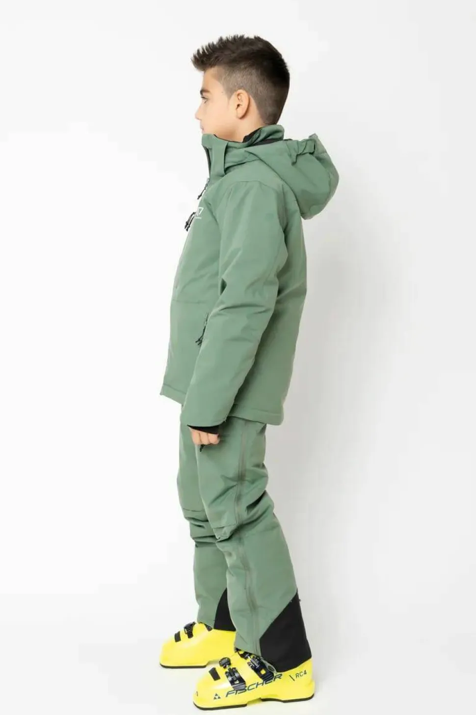 2117 of Sweden Juniors' Light Padded Ski Jacket Lauker Pine