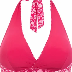 Abecita Women's Maui Halterneck Bikini Bra Pink Lady