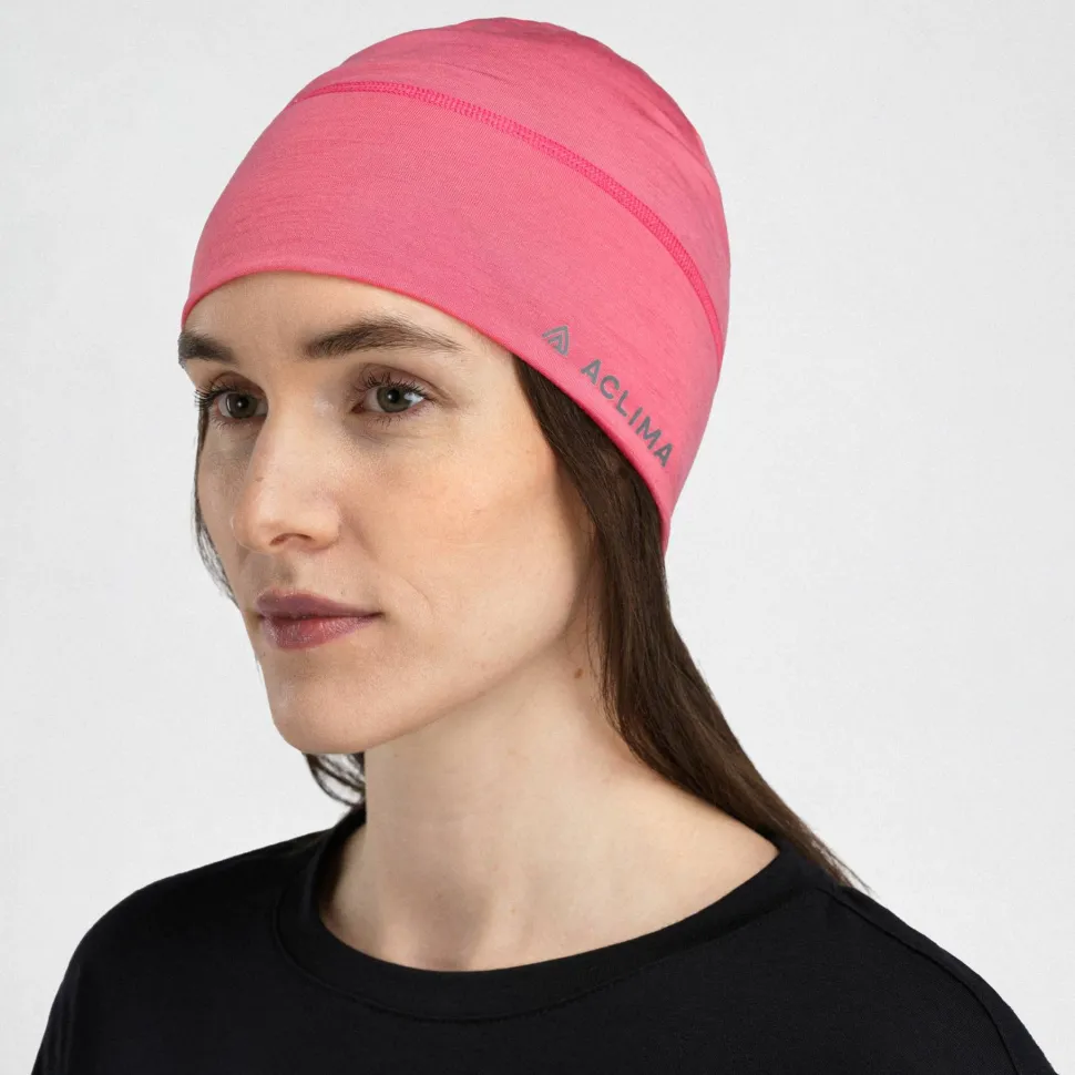 Aclima LightWool 140 Beanie Sun Kissed Coral
