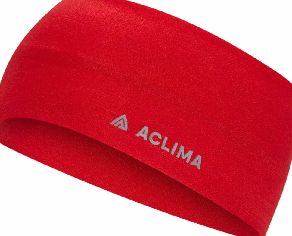 Aclima LightWool Headband Barbados Cherry