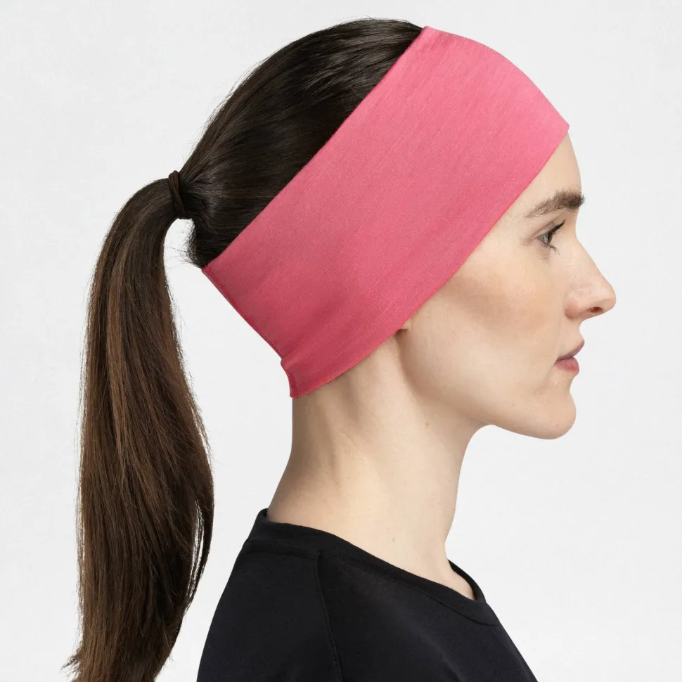 Aclima LightWool Headband Sun Kissed Coral