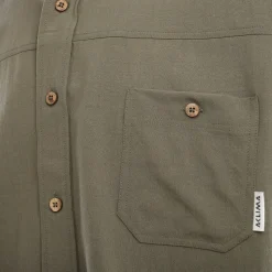 Aclima Men's LeisureWool Short Sleeve Shirt Ranger Green