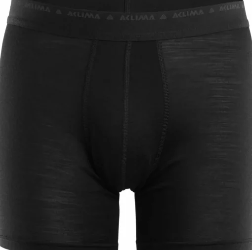 Aclima Men's LightWool 140 Boxer Jet Black