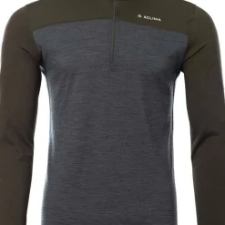 Aclima Men's LightWool 180 Polo with Zip Tarmac/Marengo
