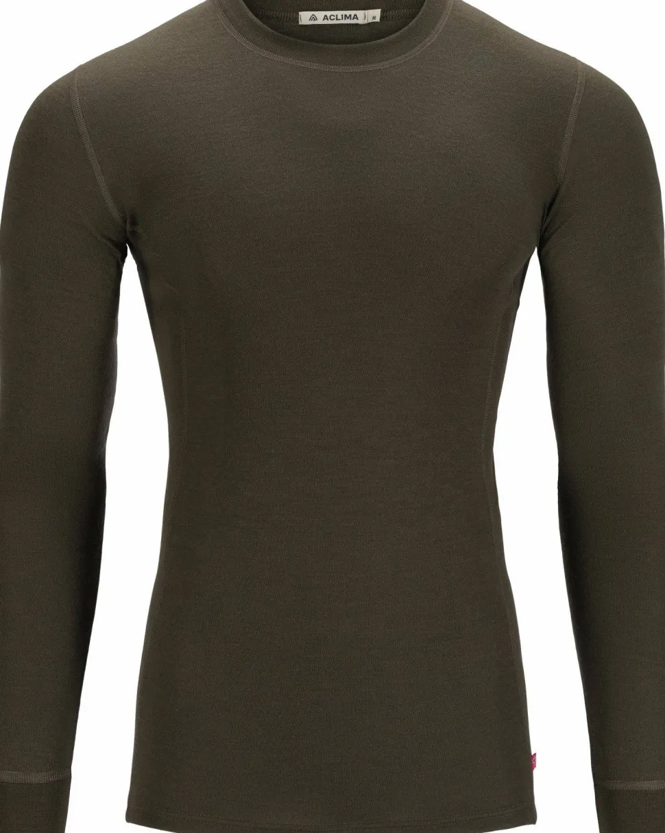 Aclima Men's WarmWool Crew Neck Tarmac