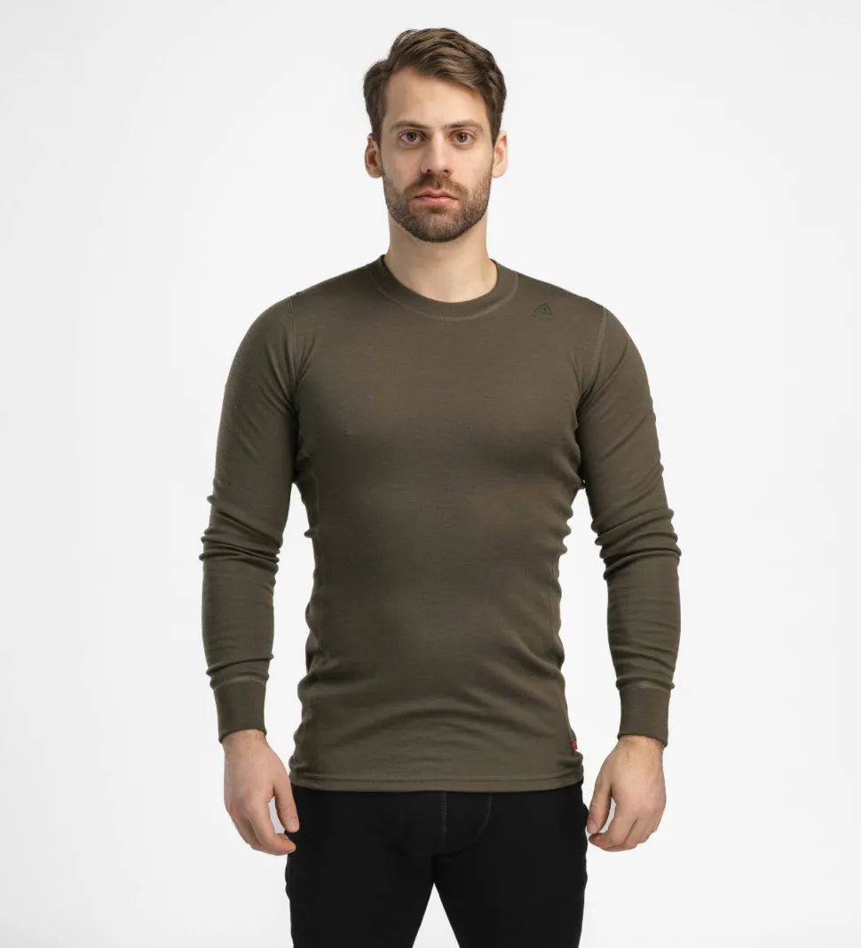 Aclima Men's WarmWool Crew Neck Tarmac