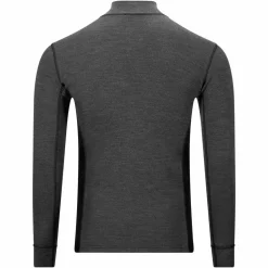 Aclima WarmWool Mock Neck with Zip Man Marengo/Jet Black