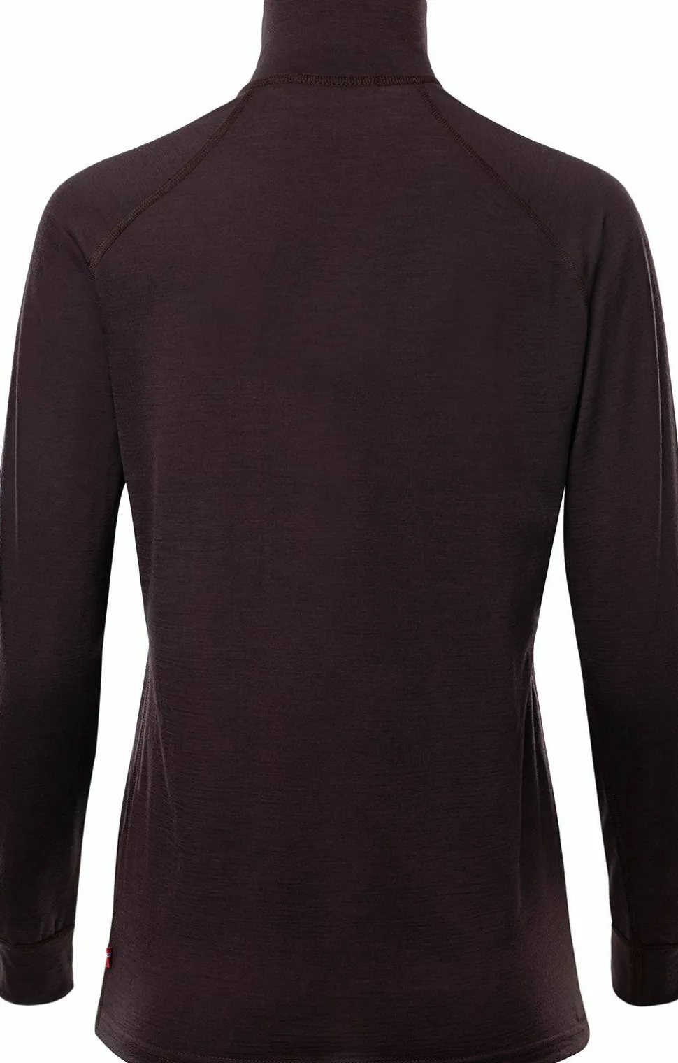 Aclima Women's LightWool 180 Polo with Zip Chocolate Plum