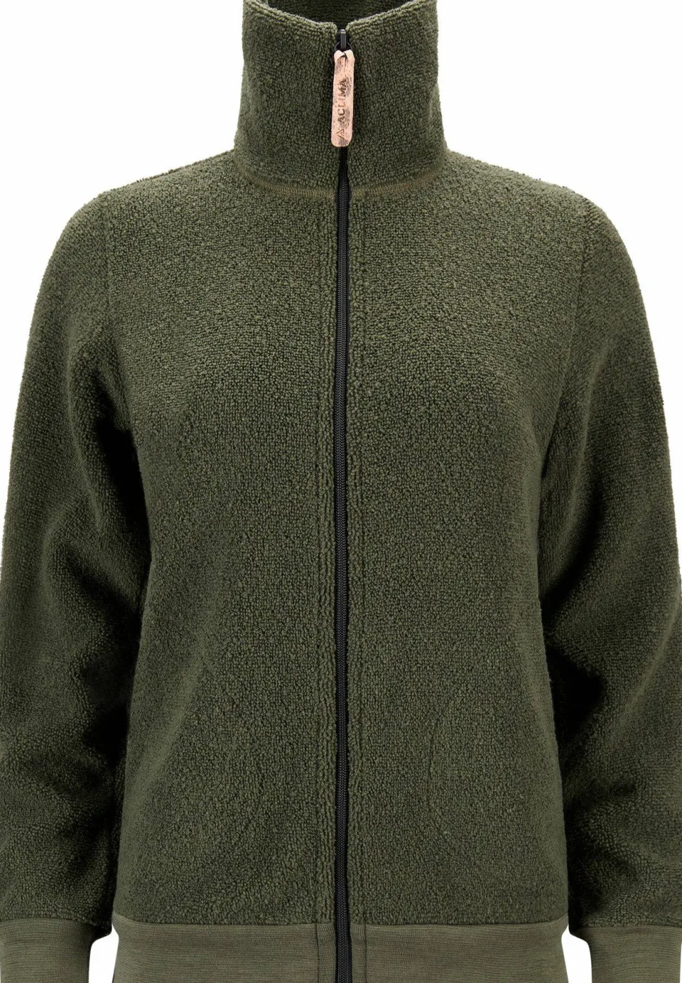 Aclima Women's ReBorn Terry Jacket Olive Melange