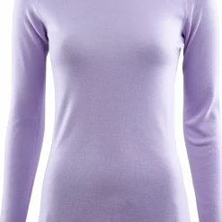 Aclima Women's WarmWool Crewneck Purple Rose