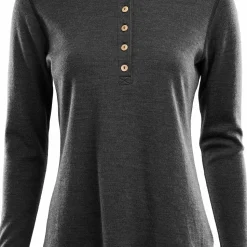 Aclima Women's WarmWool Granddad Shirt Marengo