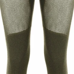 Aclima Women's WoolNet Hybrid Longs Tarmac/Beige Melange/Jet Black