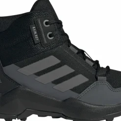 Adidas Kid's Terrex Ax4 Mid RAIN.RDY Hiking Shoes Core Black/Grey Four/Grey Six