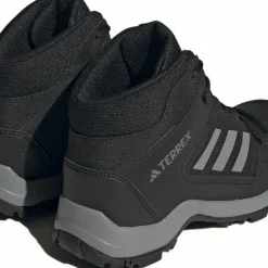 Adidas Kids' Terrex Hyperhiker Mid Hiking Shoes Core Black/Grey Three/Core Black