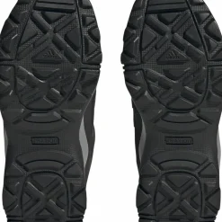 Adidas Kids' Terrex Hyperhiker Mid Hiking Shoes Core Black/Grey Three/Core Black