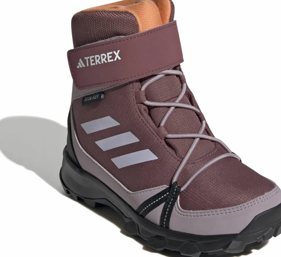 Adidas Kids' Terrex Snow Hook-and-Loop COLD.RDY Winter Skor Quicri/Sildaw/Ambtin