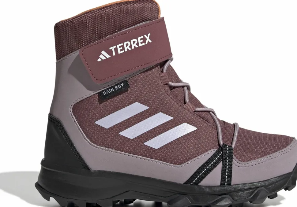 Adidas Kids' Terrex Snow Hook-and-Loop COLD.RDY Winter Skor Quicri/Sildaw/Ambtin