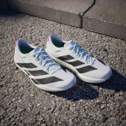 Adidas Men's Adizero Adios 9 Cloud White/Core Black/Lucid Red
