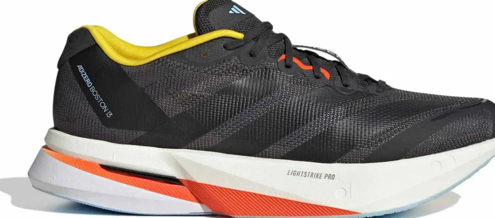 Adidas Men's Adizero Boston 13 Carbon/Core Black/Impora