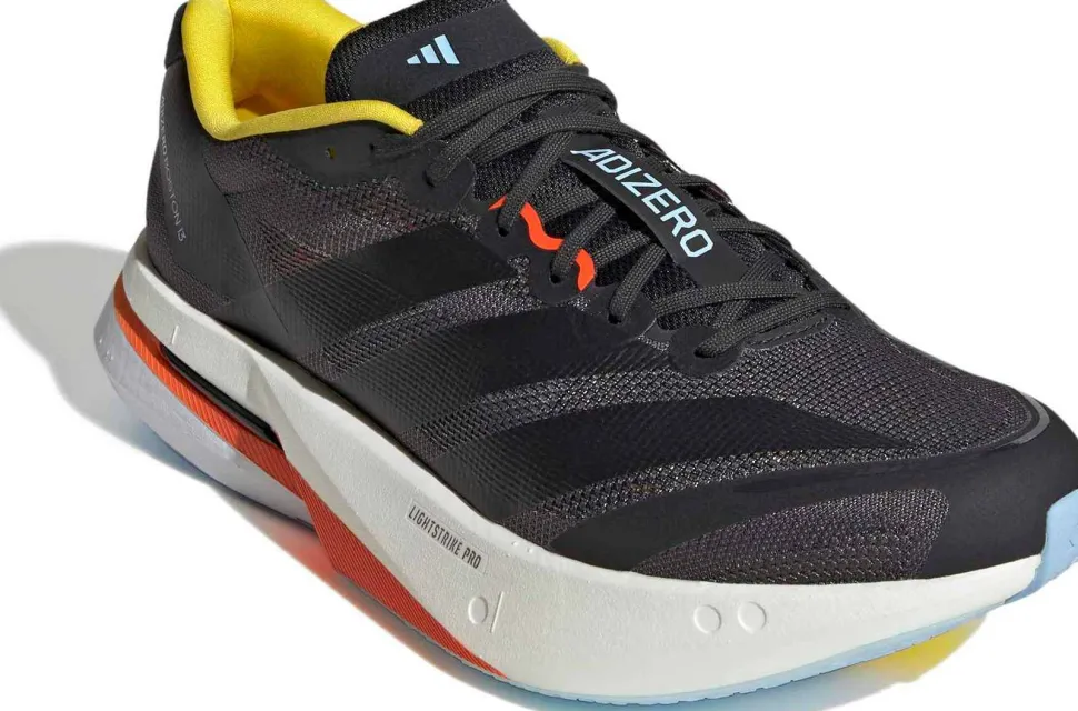 Adidas Men's Adizero Boston 13 Carbon/Core Black/Impora