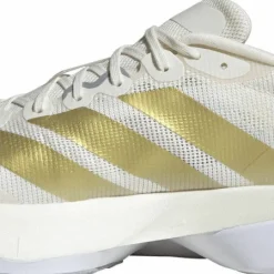 Adidas Men's Adizero Boston 13 Cloud White/Gold Mint/Halsil