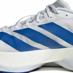 Adidas Men's Adizero Boston 13 Cloud White / Team Royal Blue / Halo Silver