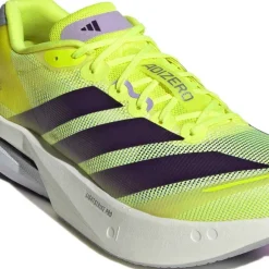 Adidas Men's Adizero Boston 13 Solar Yellow / Aurora Plum / Powder Plum