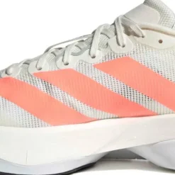 Adidas Men's Adizero Boston 13 Off White / Lucid Orange / Grey