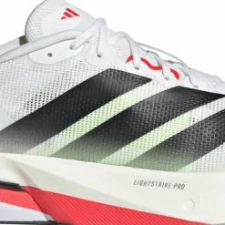 Adidas Men's Adizero Boston 13 Cloud White/Core Black/Lucid Red