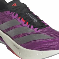 Adidas Men's Adizero Boston 13 Purple/Silver Metallic/Lucid Red