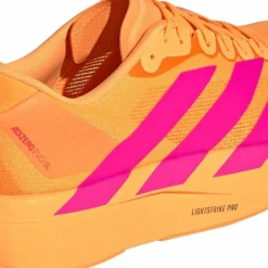 Adidas Men's Adizero Evo SL Flash Oerange/Shock Pink/Iron Metallic