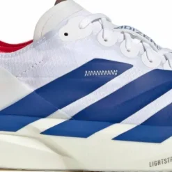 Adidas Men's Adizero Takumi Sen 11 Cloud White/Team Royal Blue/Pure Ruby