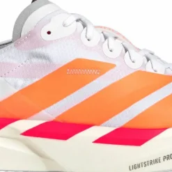 Adidas Men's Adizero Takumi Sen 11 Cloud White/Lucid Orange/Lucid Red