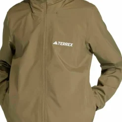 Adidas Men's Multi Essentials 2L Rain Jacket Olive Strata