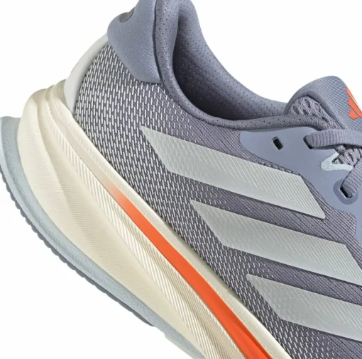 Adidas Men's Supernova Rise 2 Silver/Zero Metallic/Impact Orange