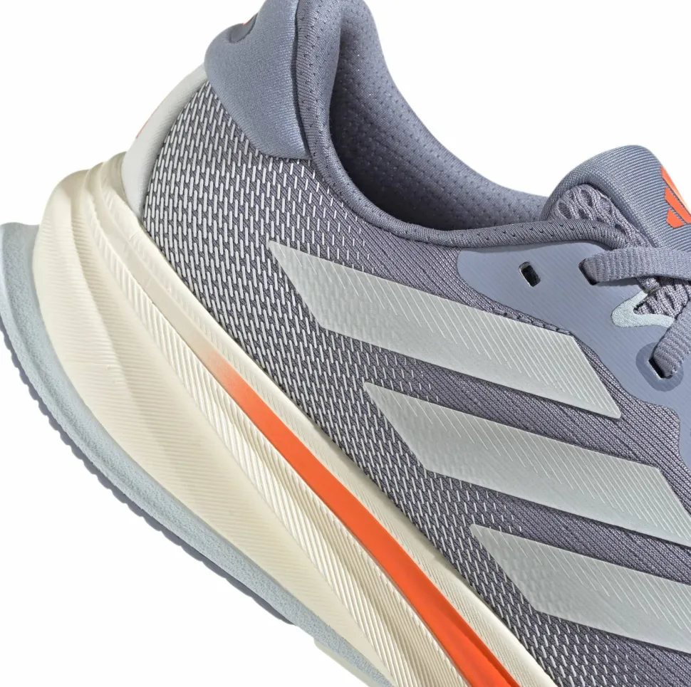 Adidas Men's Supernova Rise 2 Silver/Zero Metallic/Impact Orange