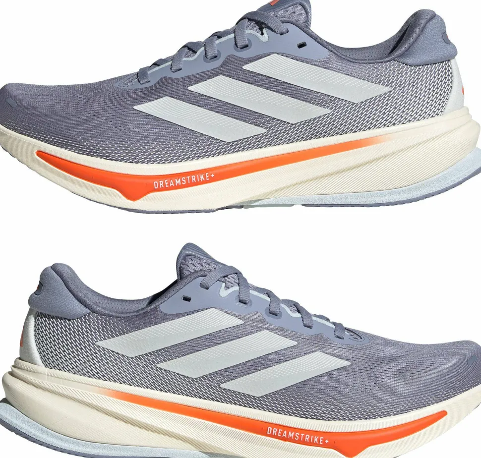 Adidas Men's Supernova Rise 2 Silver/Zero Metallic/Impact Orange