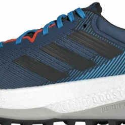 Adidas Men's Terrex Soulstride Ultra Trail Running Shoes Wonder Steel/Core Black/Pulse Blue