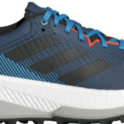 Adidas Men's Terrex Soulstride Ultra Trail Running Shoes Wonder Steel/Core Black/Pulse Blue