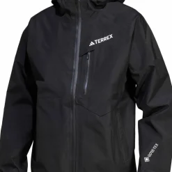 Adidas Men's Terrex Techrock 3L GORE-TEX Performance Jacket Black