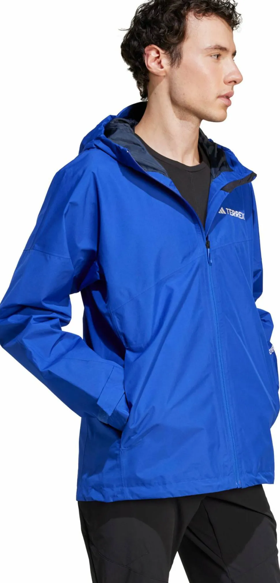 Adidas Men's Terrex Xperior 2L Gore-Tex Performance Jacket Semi Lucid Blue