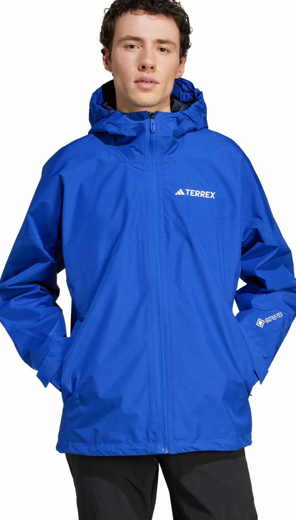 Adidas Men's Terrex Xperior 2L Gore-Tex Performance Jacket Semi Lucid Blue
