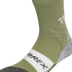 Adidas Terrex Xperior CLIMACOOL Trail Crew Socks Tent green