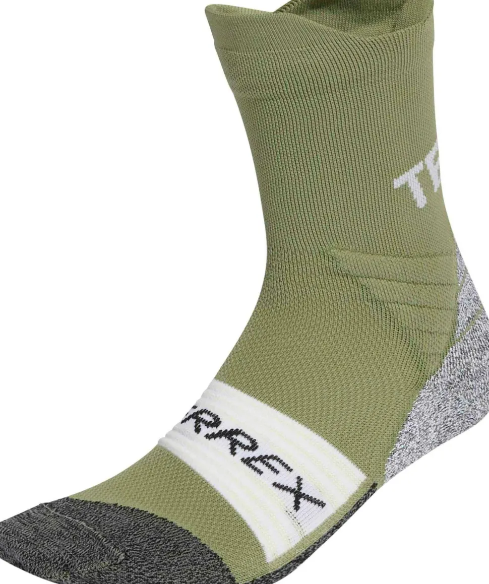 Adidas Terrex Xperior CLIMACOOL Trail Crew Socks Tent green