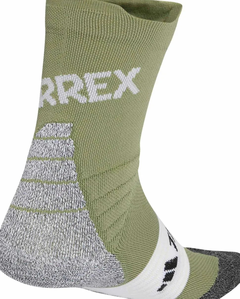 Adidas Terrex Xperior CLIMACOOL Trail Crew Socks Tent green