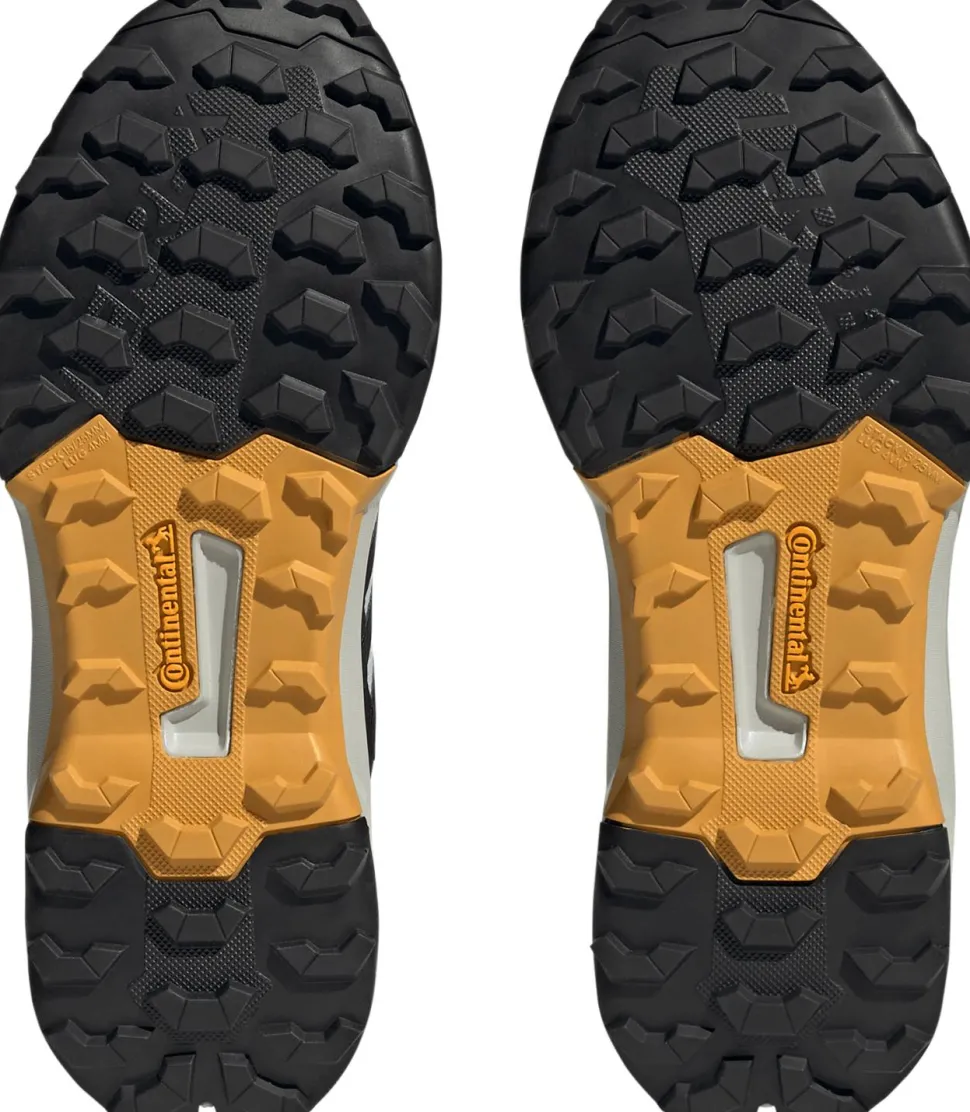 Adidas Unisex TERREX AX4 Mid GORE-TEX Hiking Shoes Semi Flash Aqua/Core Black/Preloved Yellow