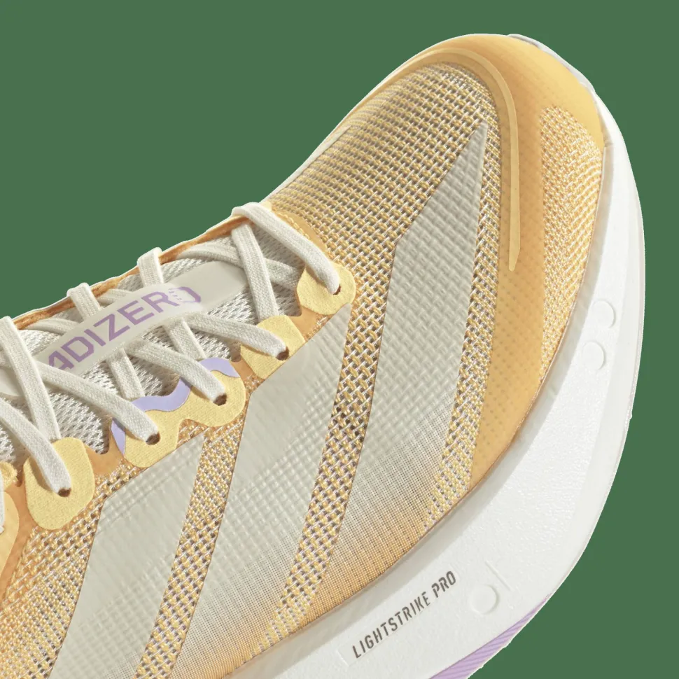 Adidas Women's Adizero Boston 13 Ice Tangerine/Ice Gold Metal/Ice Lavender
